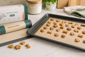 Selbstgemachte Hundeleckerlis in Mini-Form.
